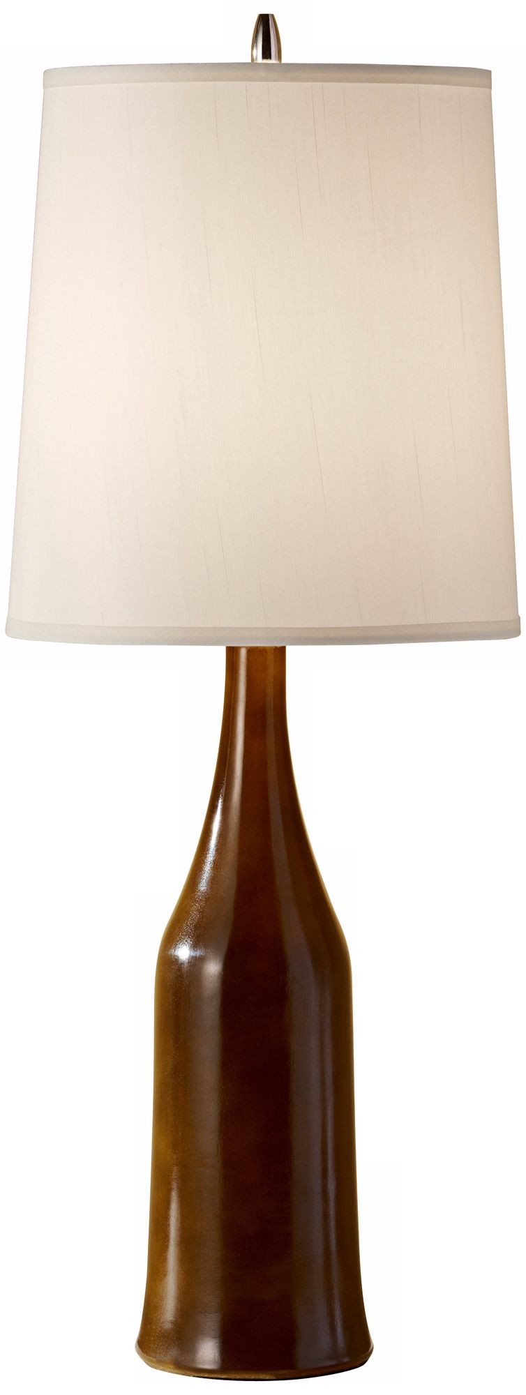 Murray Feiss West Ridge Coffee Ceramic Table Lamp