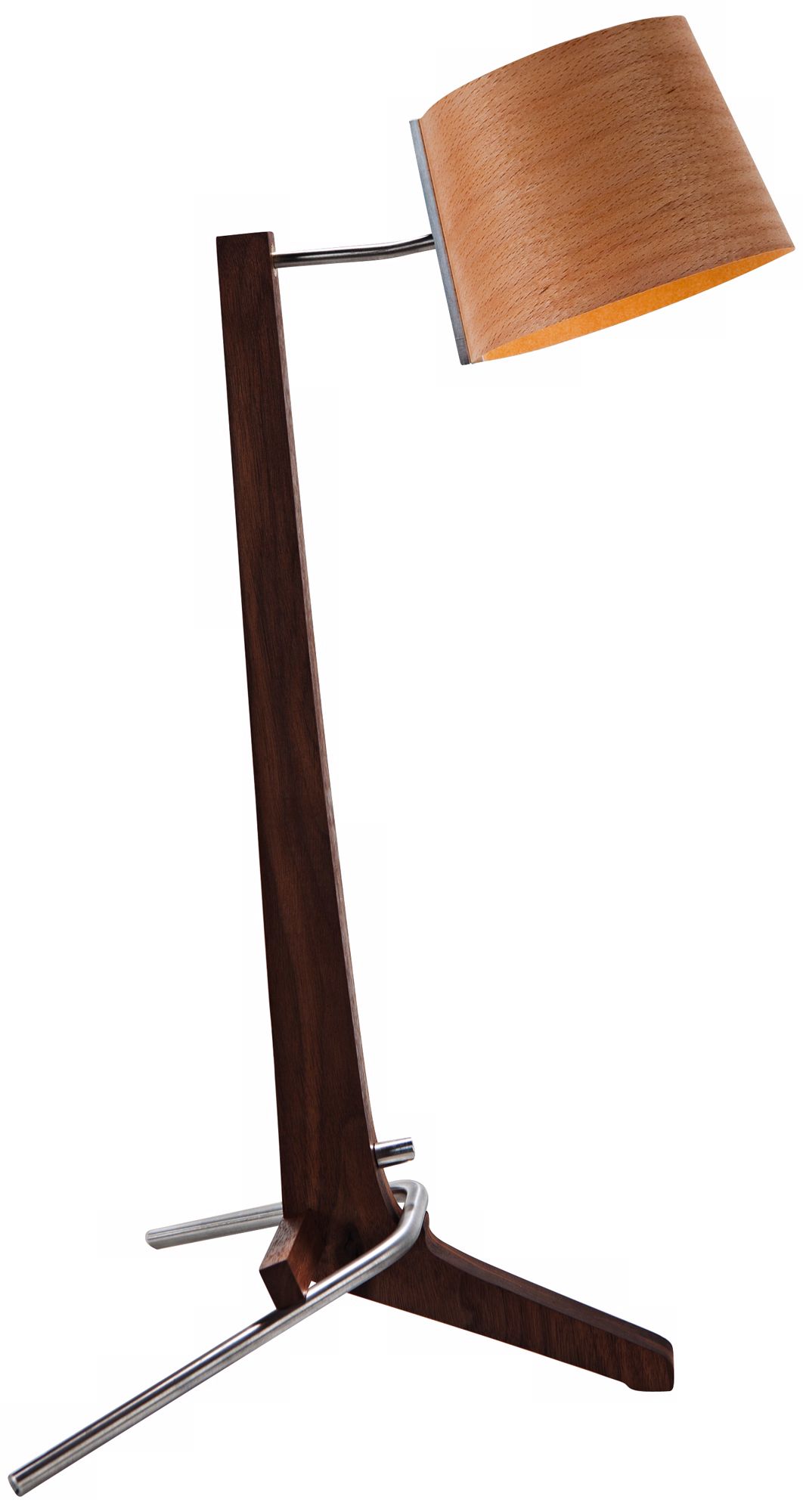 Cerno Silva Black Walnut and Beech Table Lamp