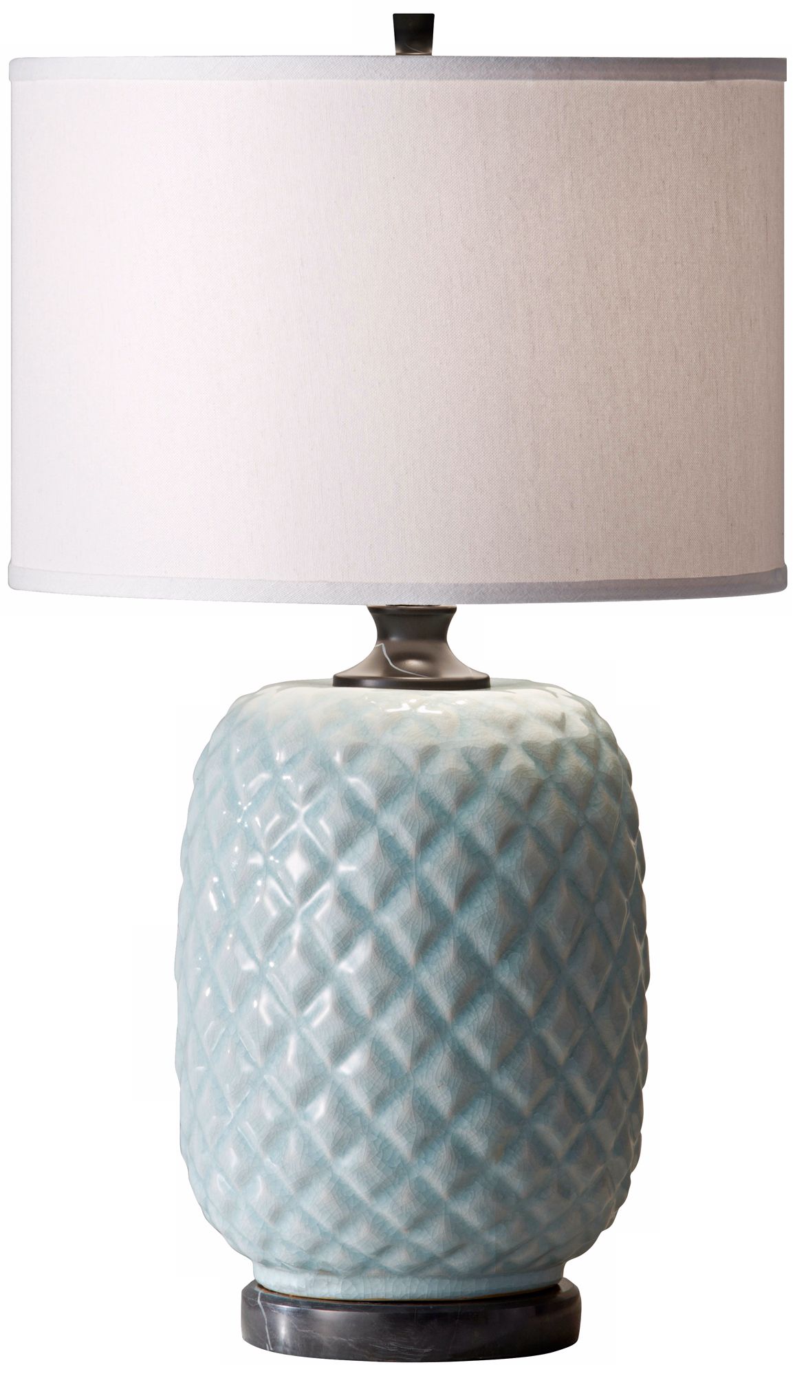 Murray Feiss Ceramica Dover Grey Table Lamp