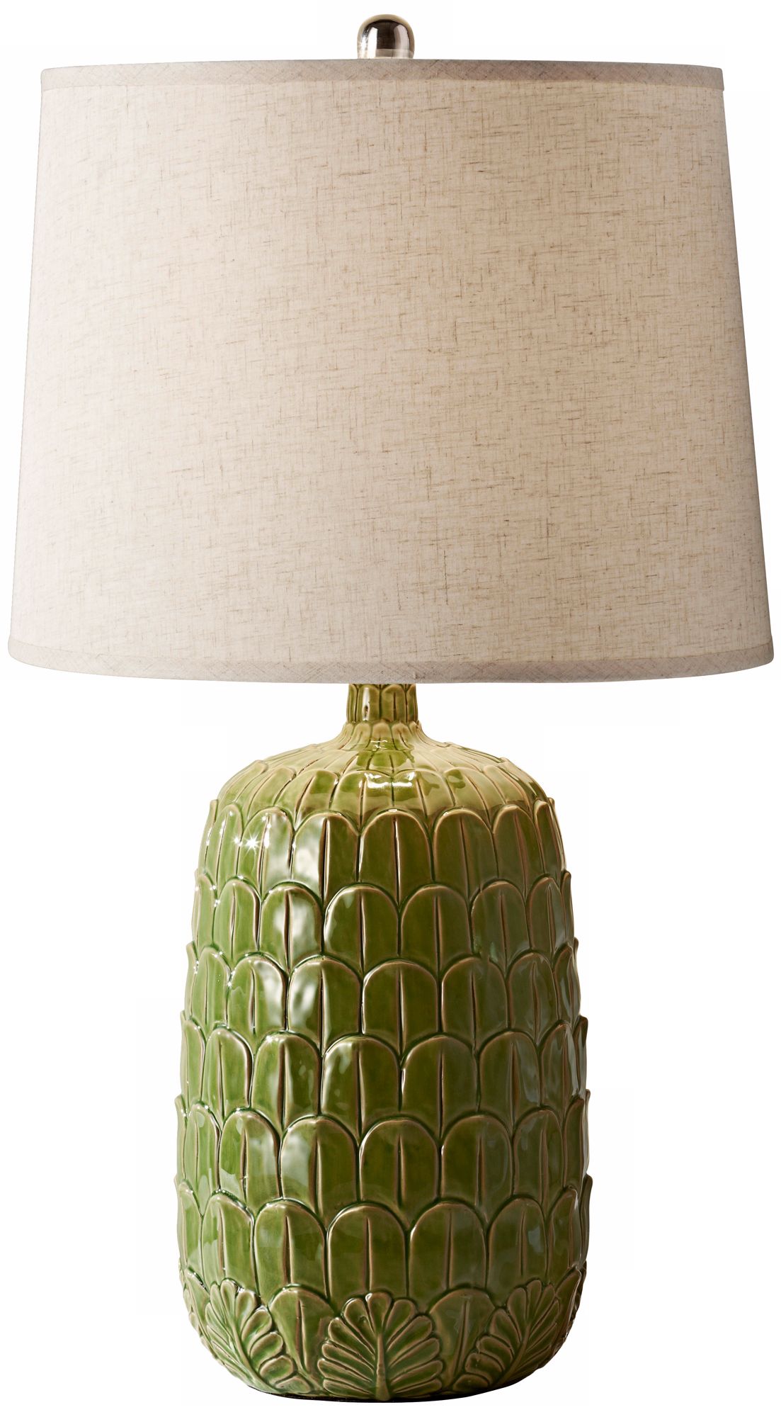 Murray Feiss Ceramica Apple Green Table Lamp