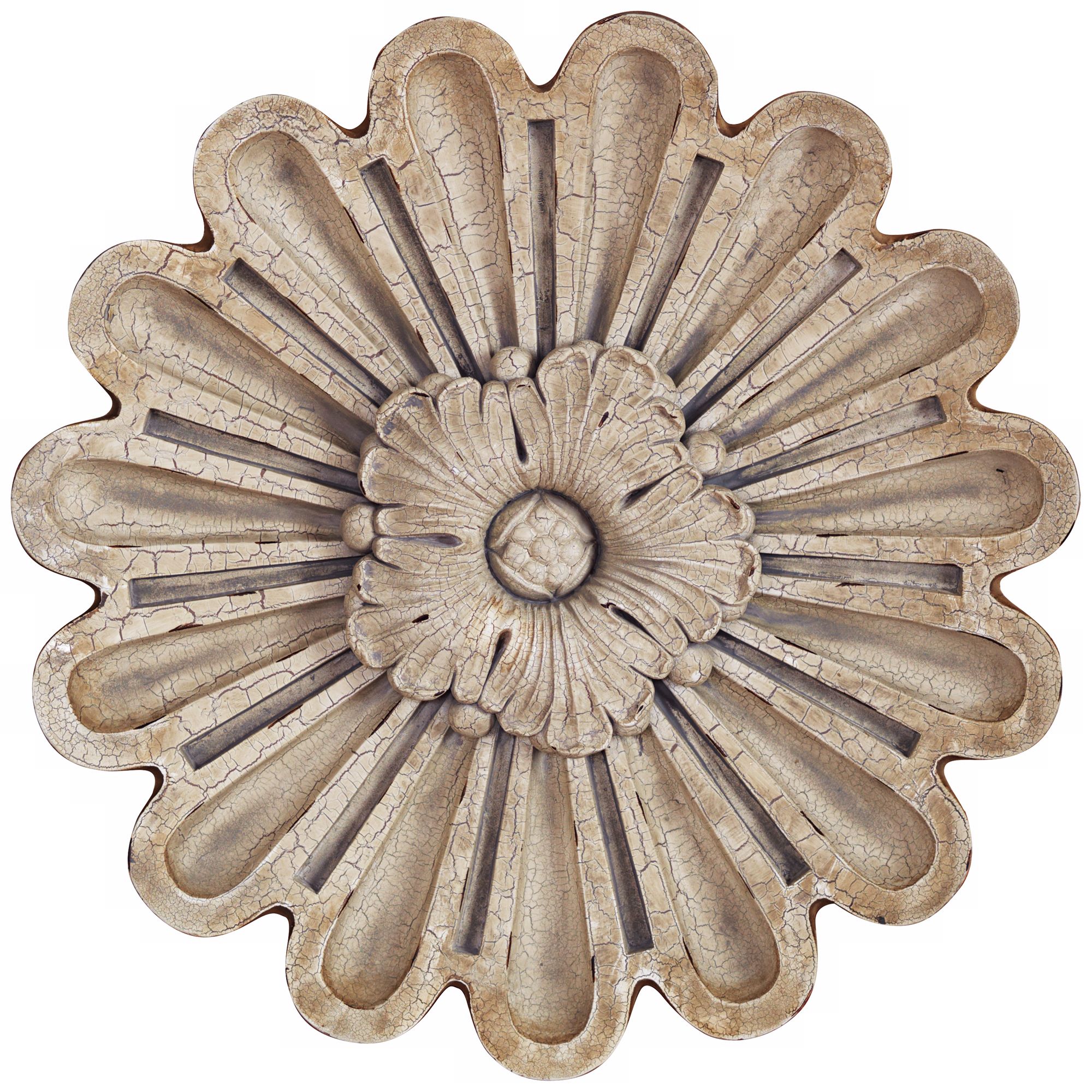 Port 68 Elizabeth Large 18" Wide Rosette Wall Ornament
