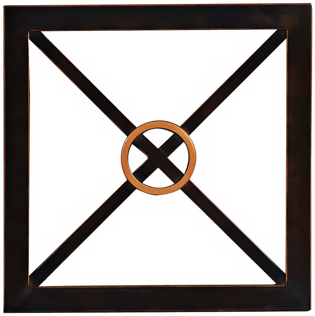 Port 68 Drake 19" Square X Decorative Wall Panel