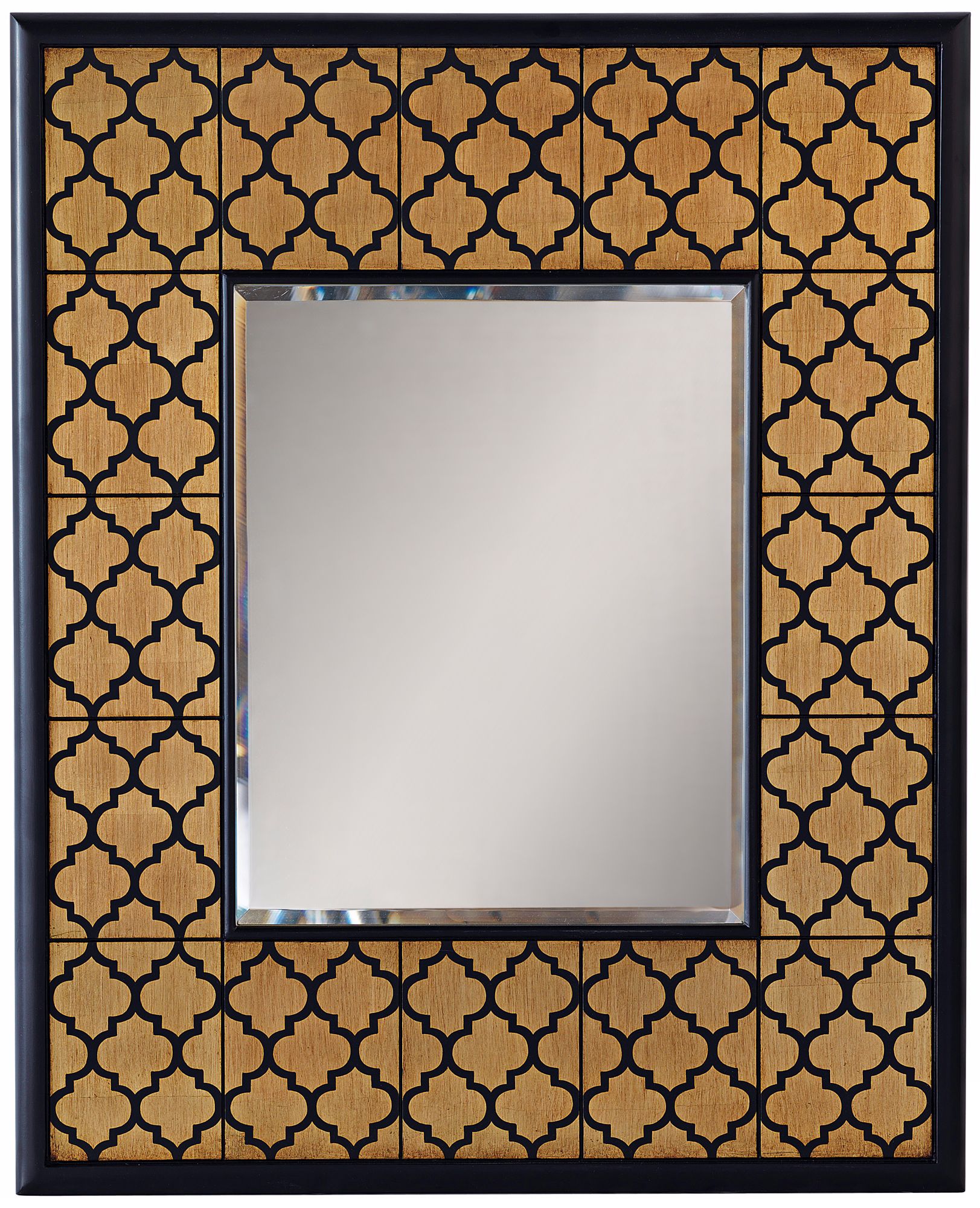 Port 68 Parker 37" High Gold Leaf Wall Mirror