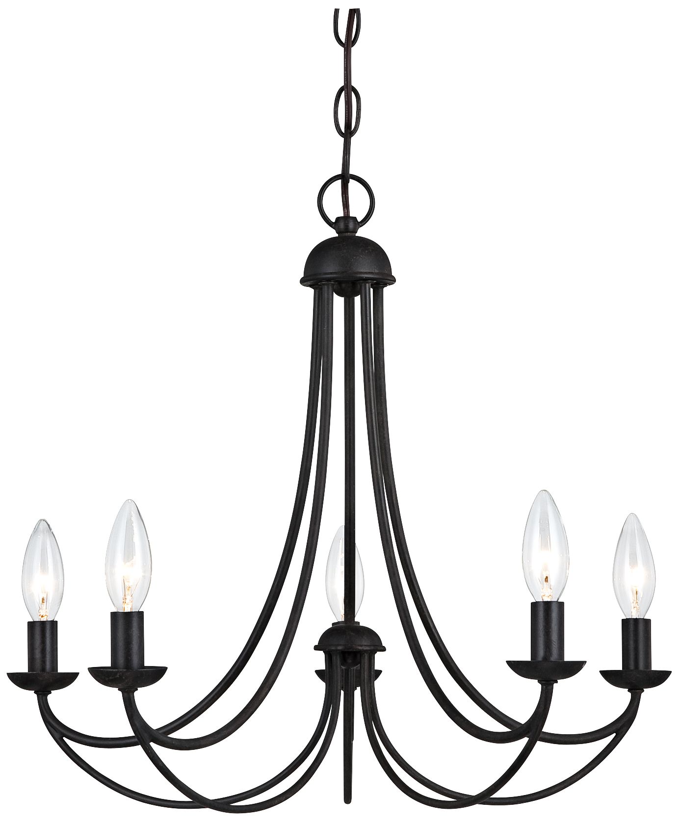 Quoizel Mirren 21" Wide Imperial Bronze Chandelier