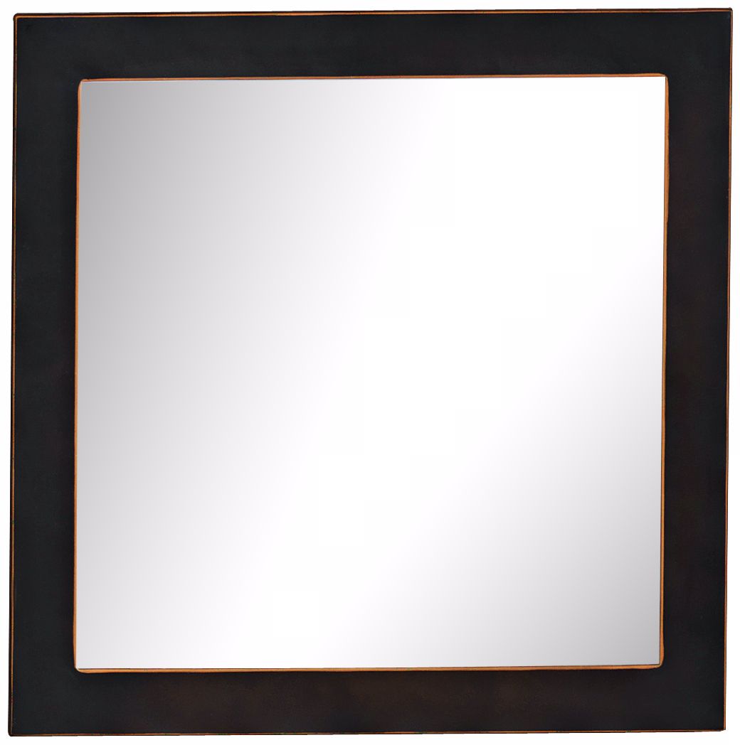 Port 68 Drake 19" Square Bronze Wall Mirror