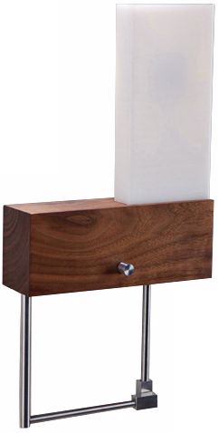 Cerno Cubo Right-Hand Hardwire 9" Wide Wall Sconce