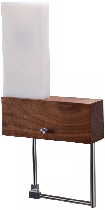 Cerno Cubo Left-Hand Hardwire 9" Wide Wall Sconce
