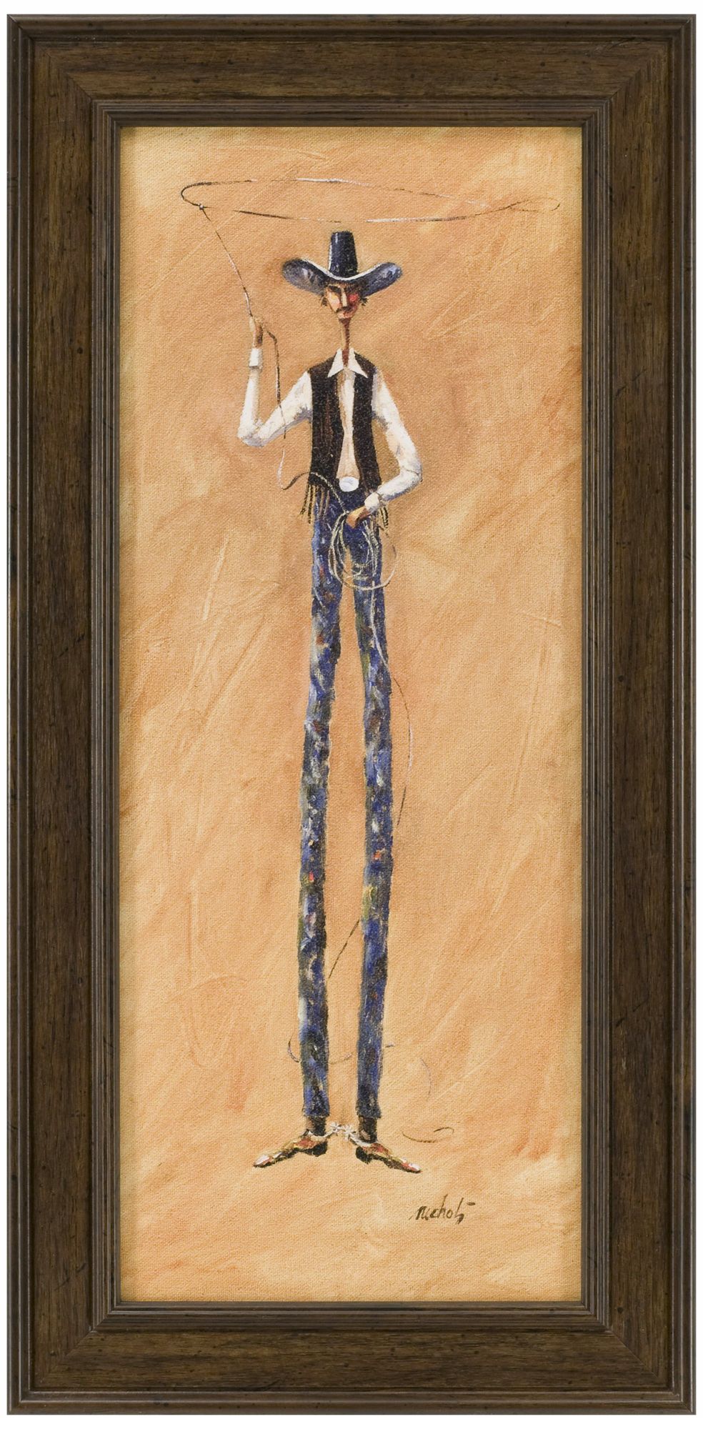 Vegas 23" High Framed Western Wall
