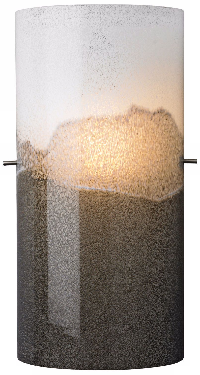 LBL Dahling 15" High Gray-Opal Glass Wall Sconce