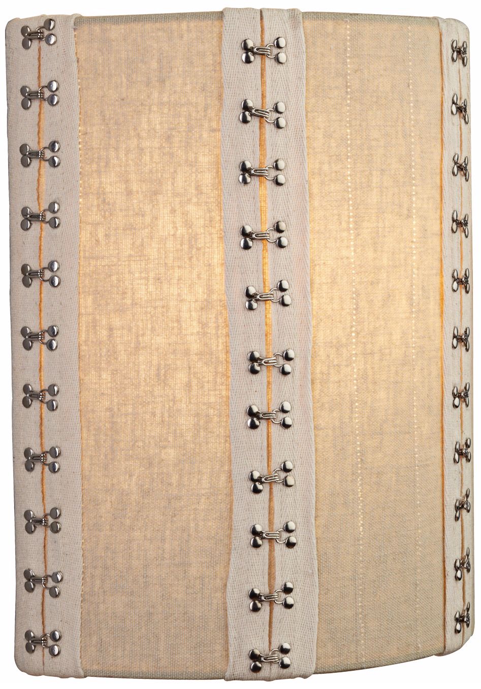 LBL Glama 11" High Tan Fabric Wall Sconce