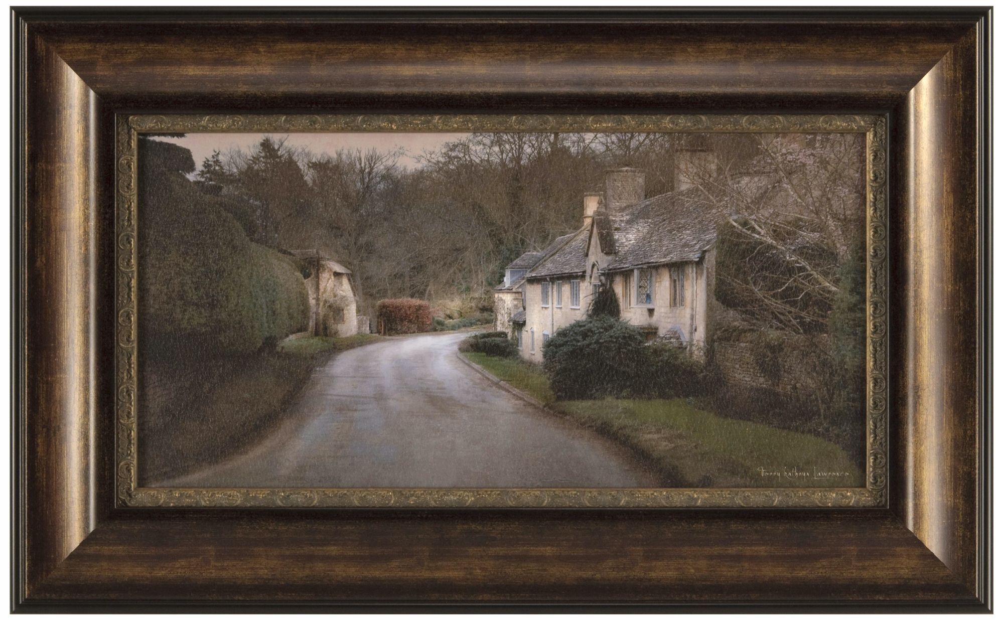English Lane I 31 1/2" Wide Framed Wall Art