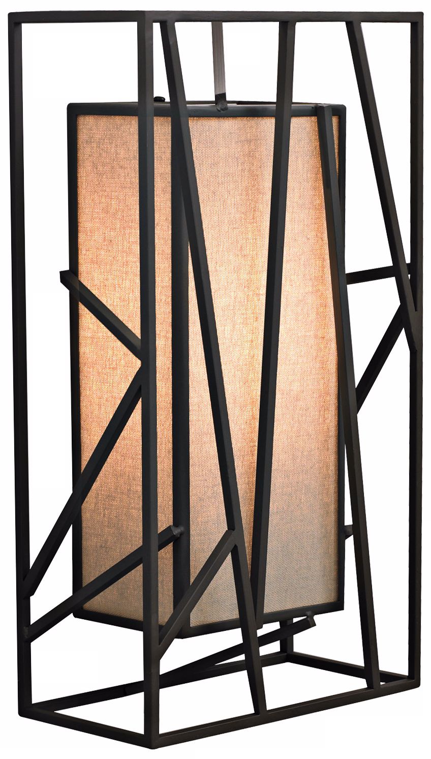 LBL Derby 14 1/2" Rectilinear Metal Wall Sconce