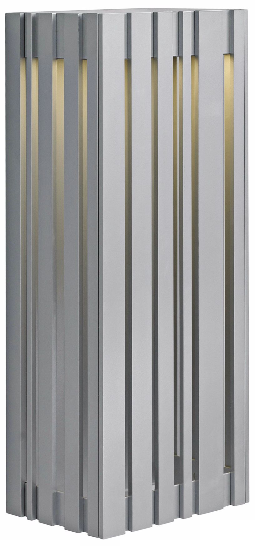 LBL Uptown 17 3/4" Silver LED Outdoor Wall Light