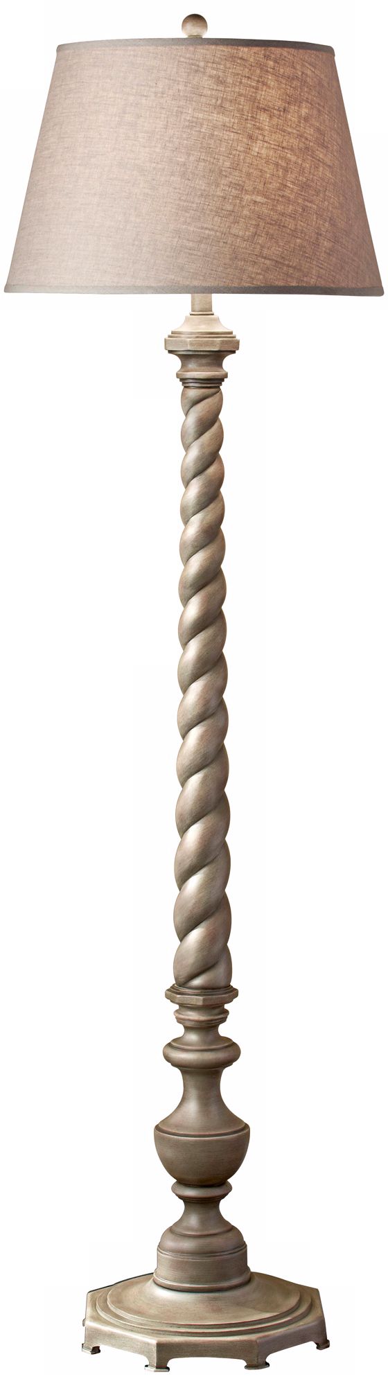 Murray Feiss Castillo Weathered Grey Floor Lamp