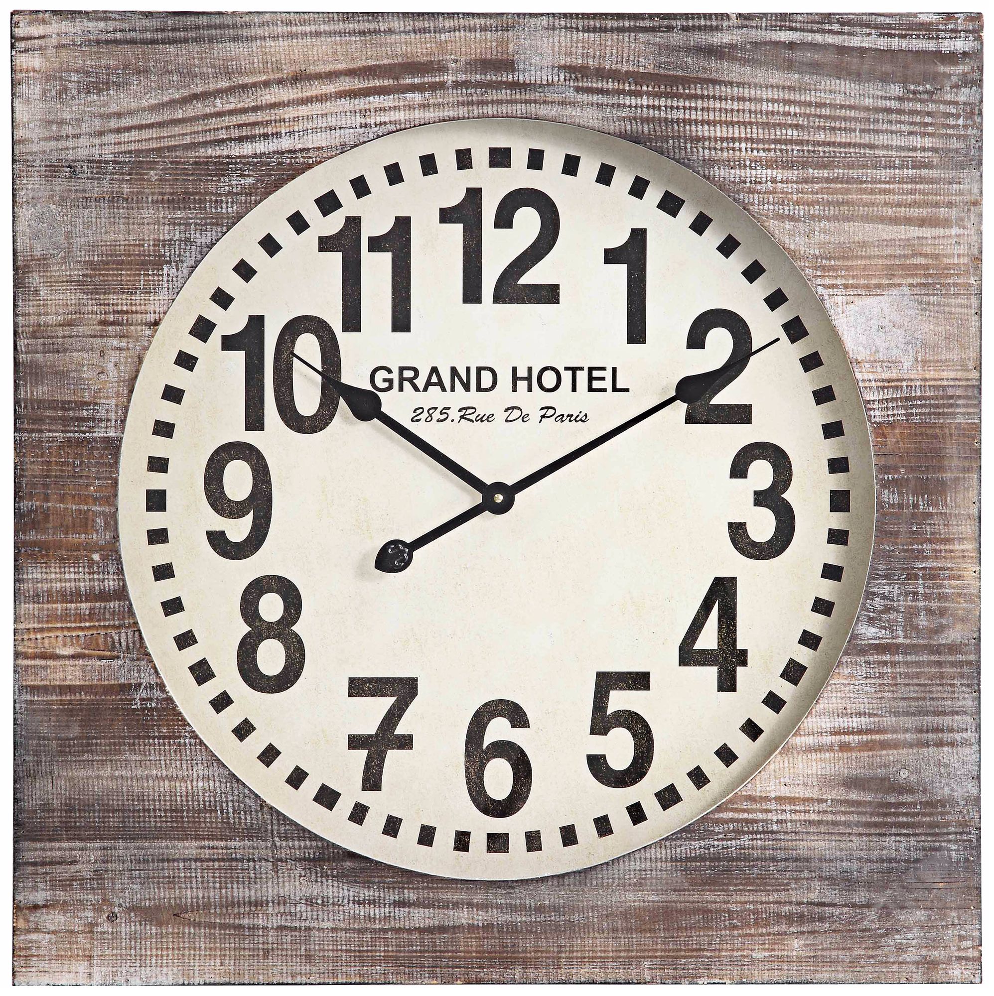 Cooper Classics Augusta 27" Wide Wood Wall Clock