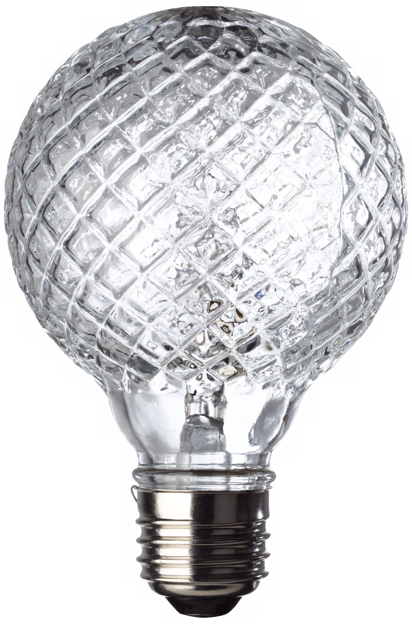 40 Watt Halogen Faceted G25 Decorative Bulb