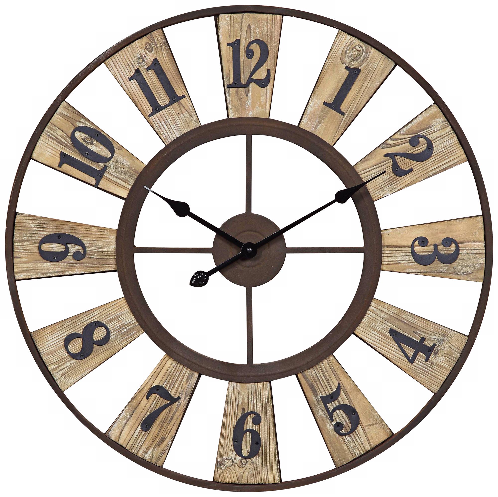Cooper Classics Minden 28" Wide Bronze Wall Clock