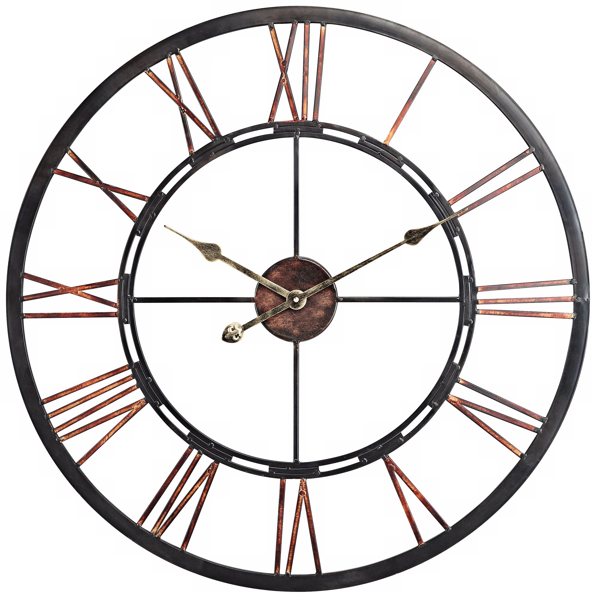 Cooper Classics Mallory 27 1/2" Wide Copper Wall Clock