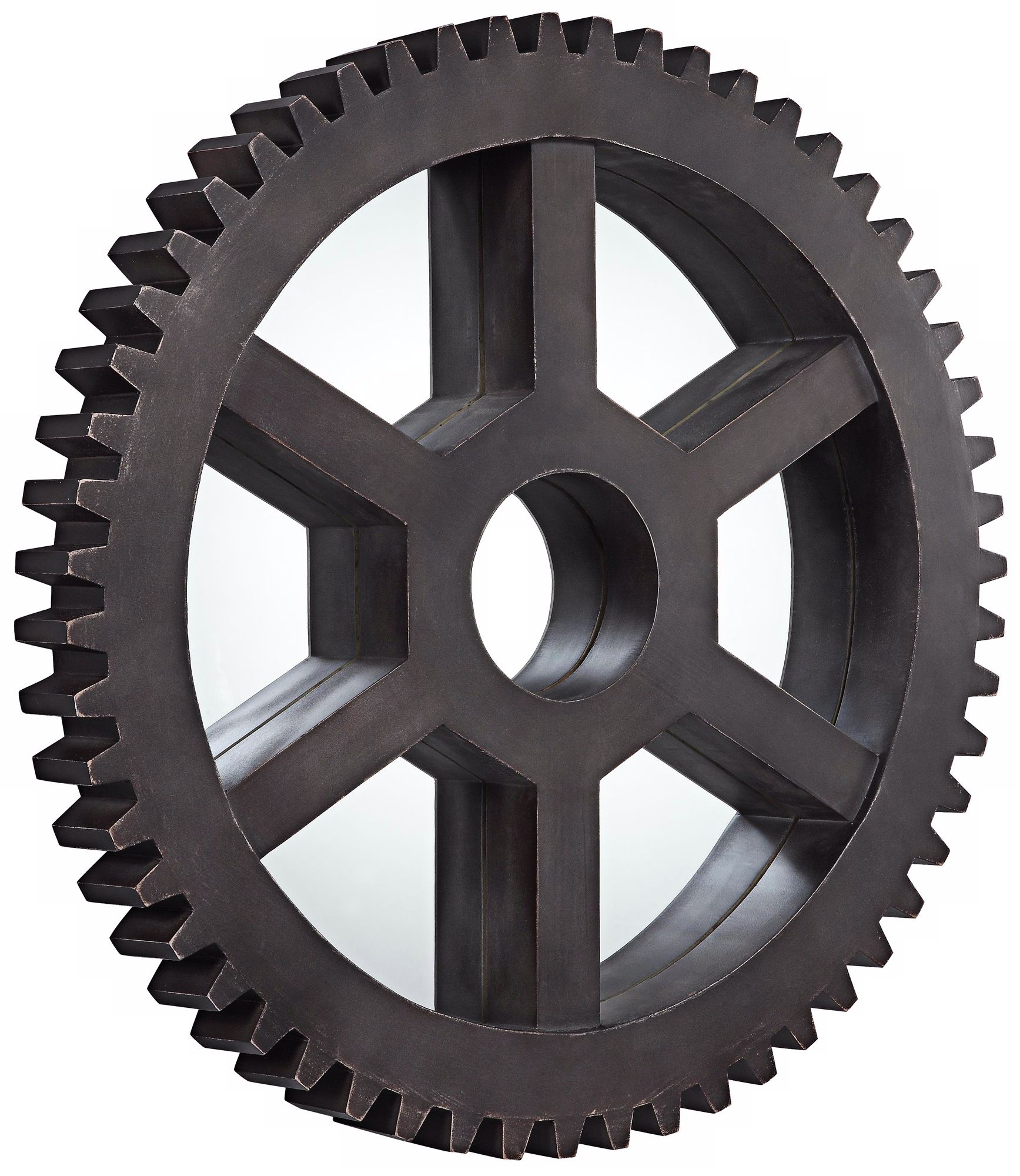 Cooper Classics Connell Round 35 1/2" Cog Wall Mirror