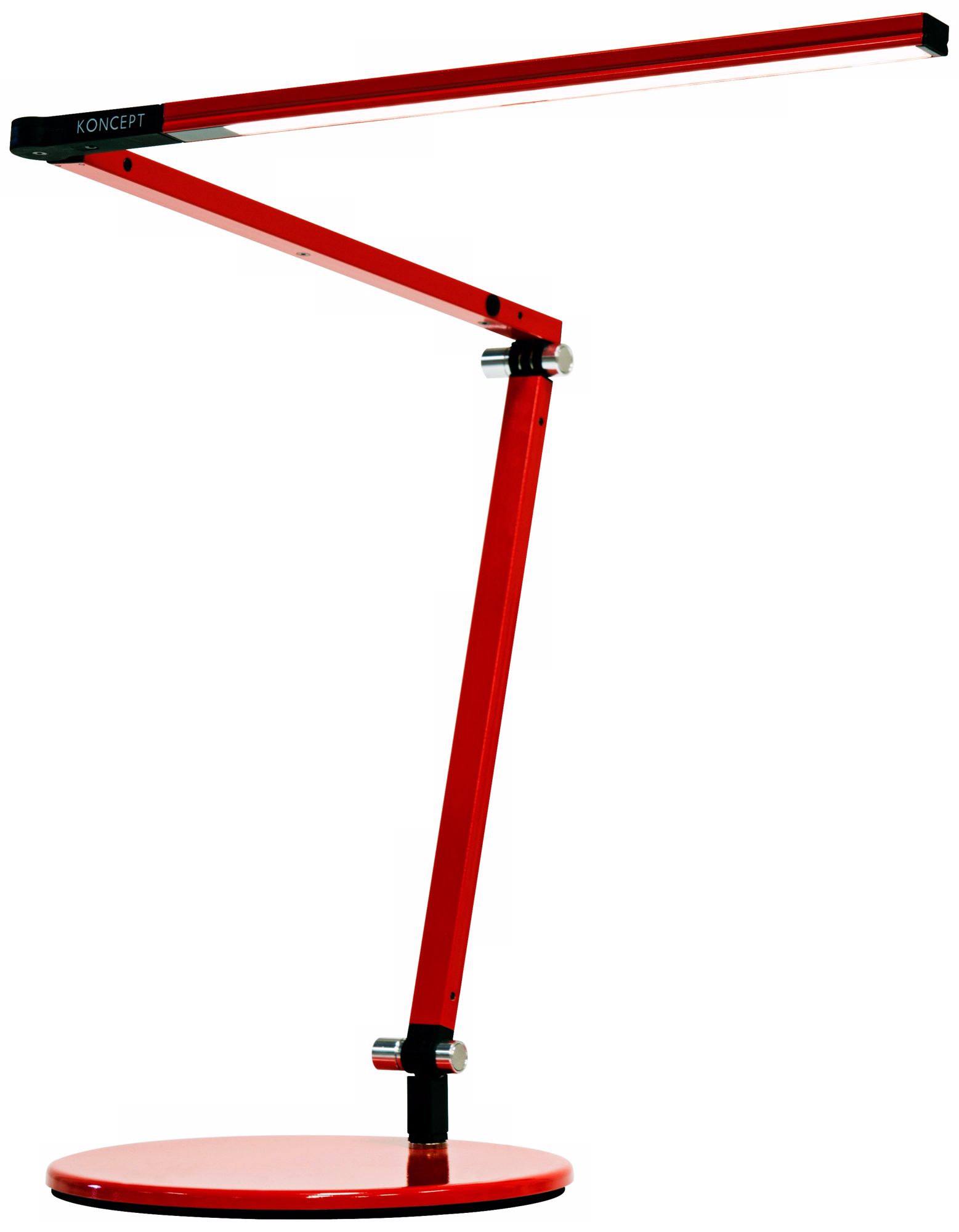 Koncept Gen 3 Z-Bar Mini Warm Light LED Desk Lamp Red