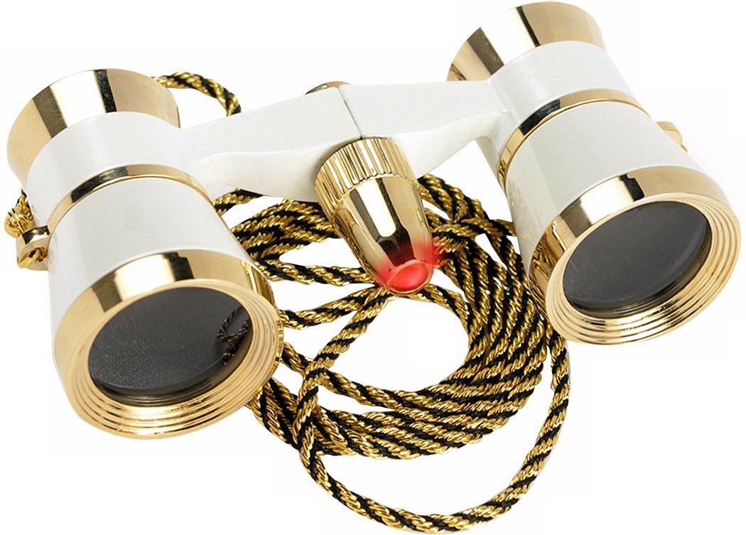Barska Blueline 3x25 Pearl White Opera Binoculars
