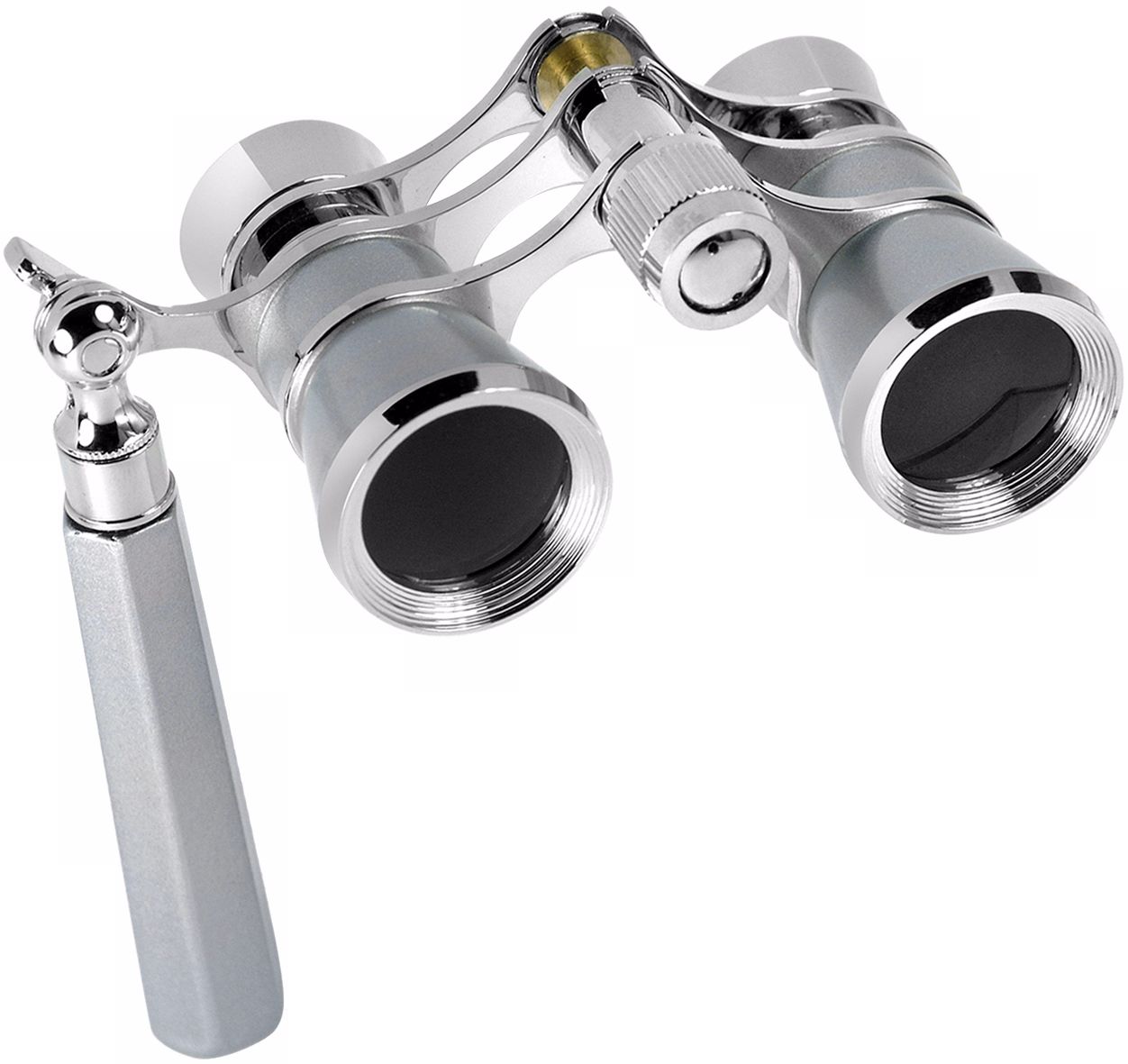 Barska Blueline 3x25 Silver Opera Binoculars with Handle