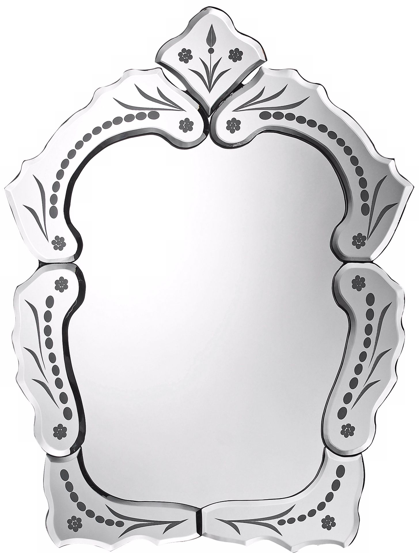 Wilmington 20" High Etched Wall Mirror