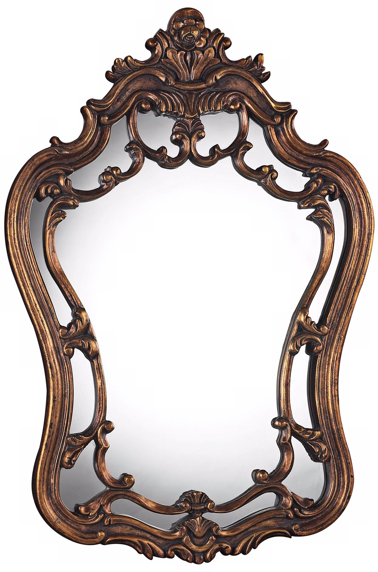 Sandyford 36" High Northglenn Gold Wall Mirror