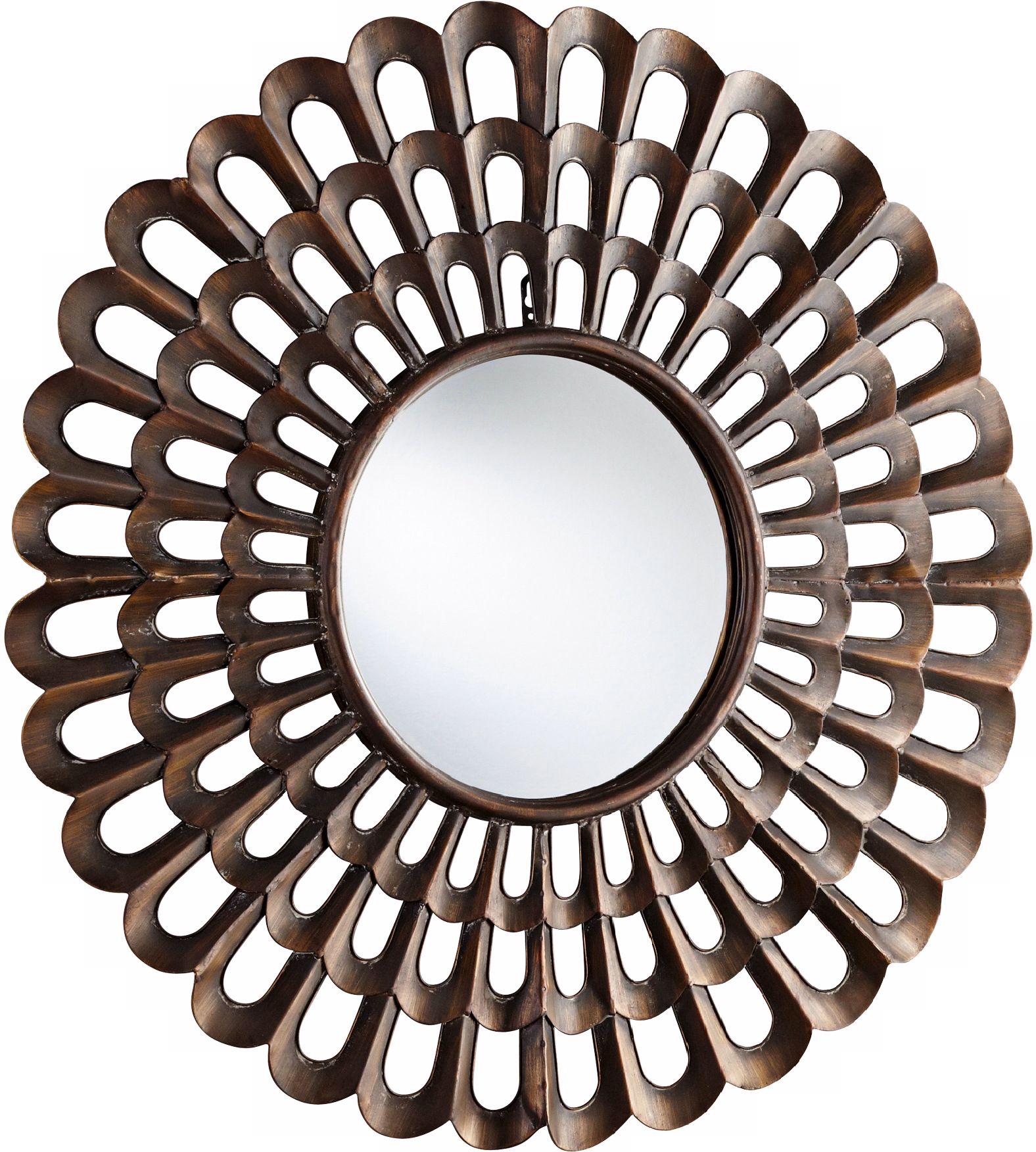 Agoura Bronze Finish 40" Wide Decorative Wall Mirror
