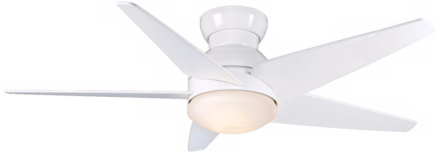 52" Casablanca Isotope Snow White Ceiling Fan