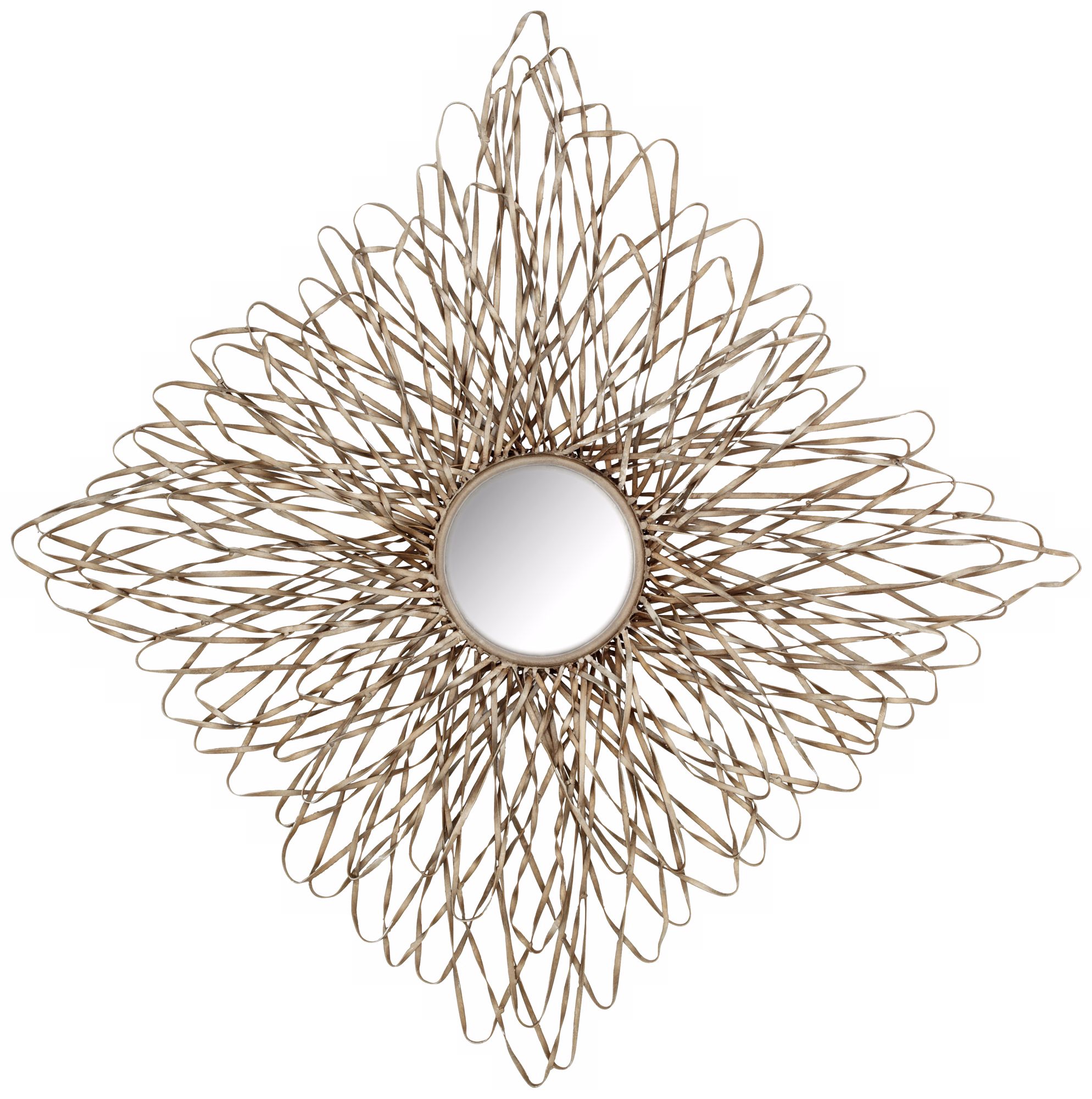 Uttermost Kurbi 23" High Silver Wire Wall Art