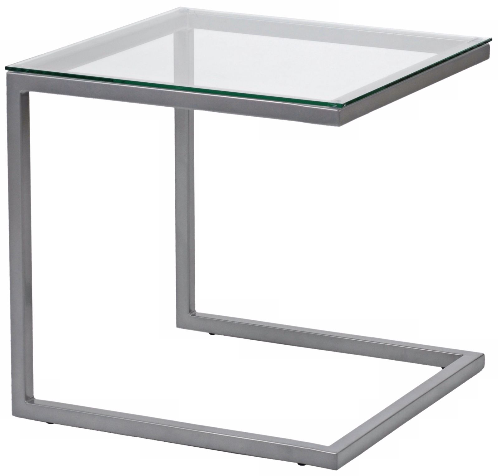 Sabella Contemporary Glass Side Table