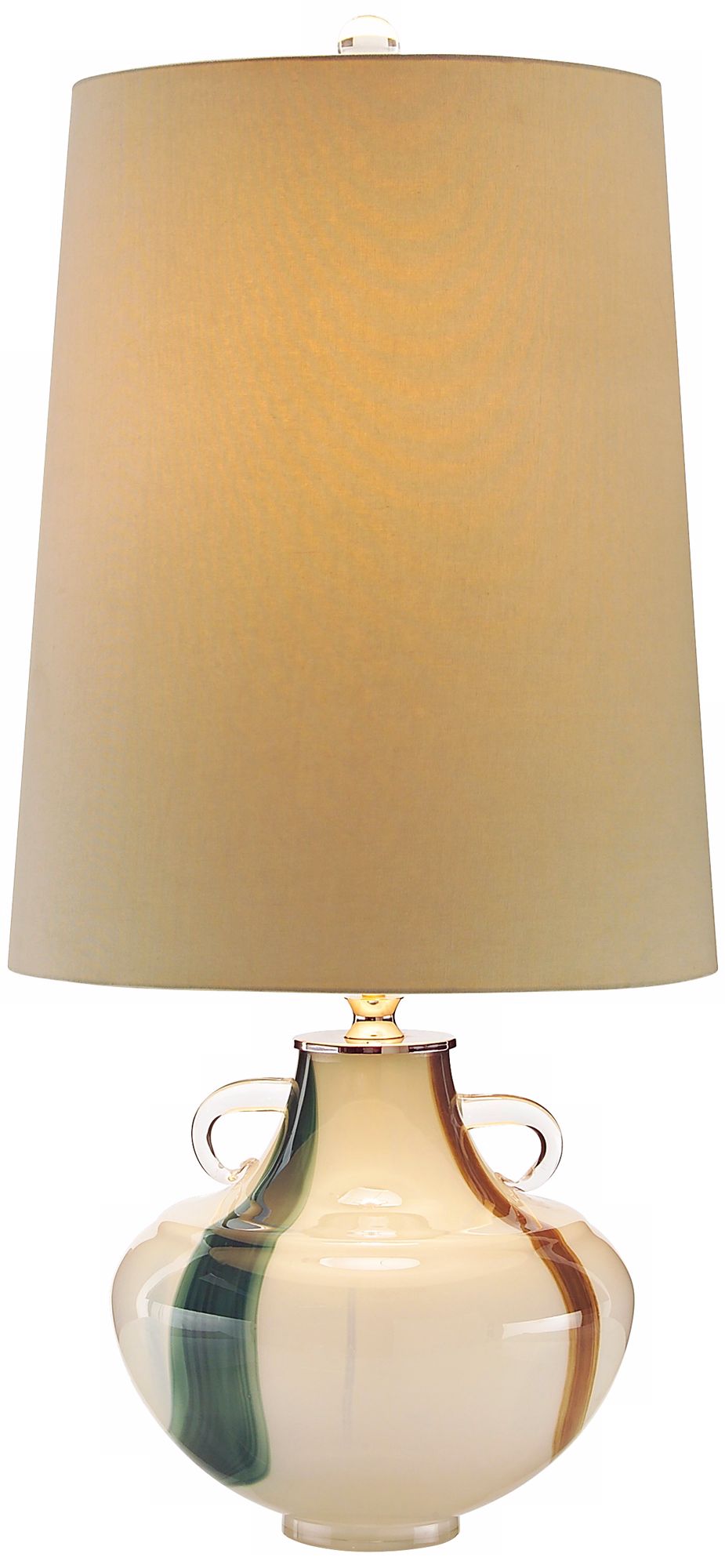 John Richard Tri-Color Blown Glass Table Lamp