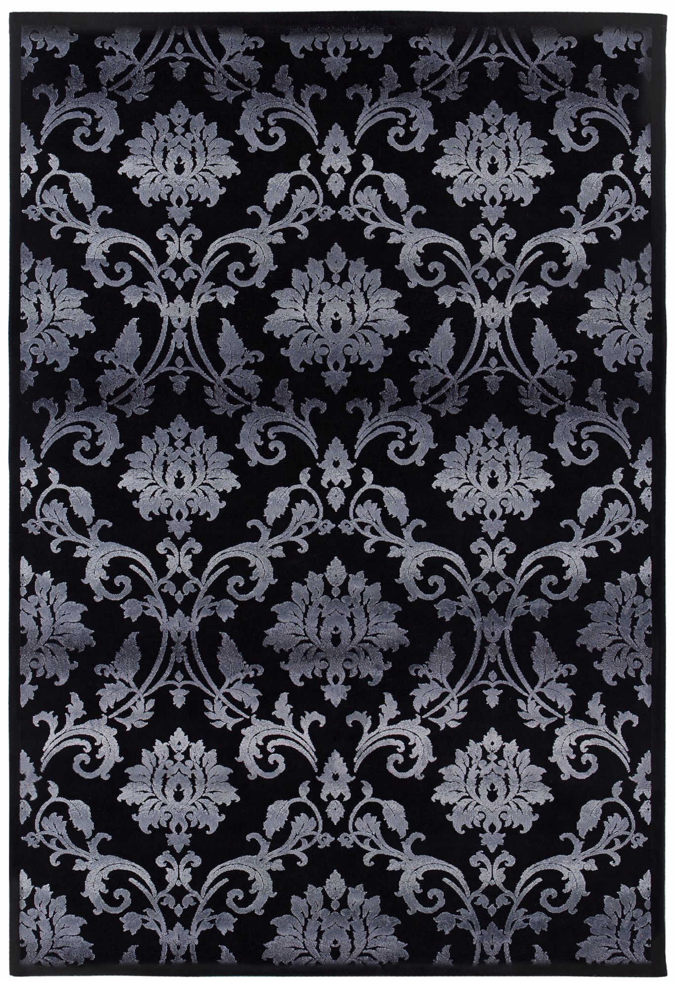 Jaipur Fables Glamourous FB25 Chenille Black Area Rug