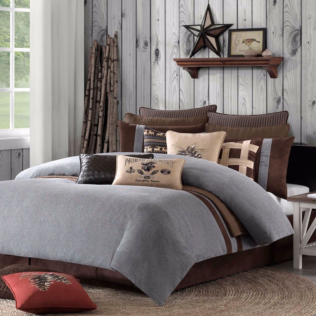 Woolrich Brownstone Grey Comforter Set