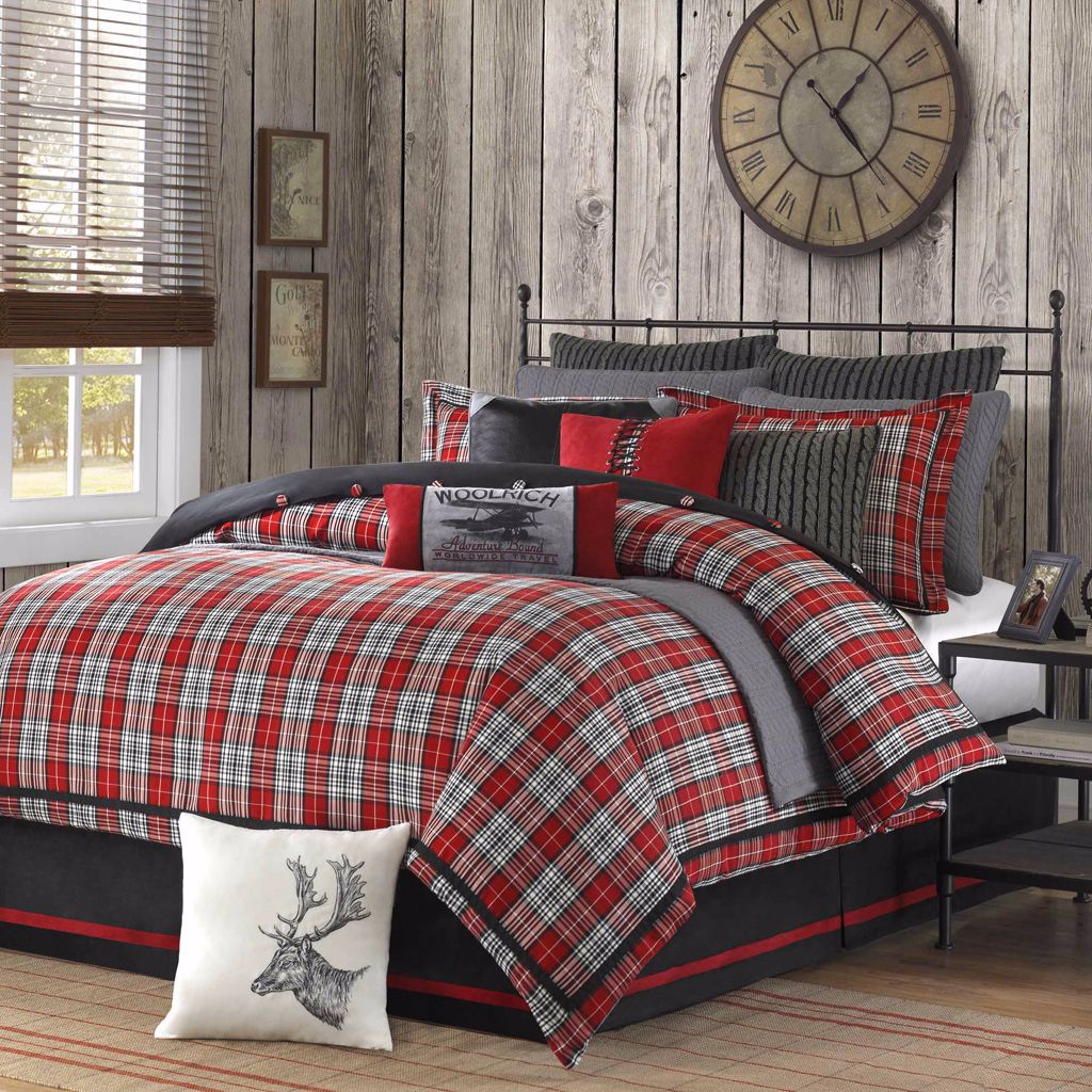 Woolrich Brownstone Plaid Comforter Set