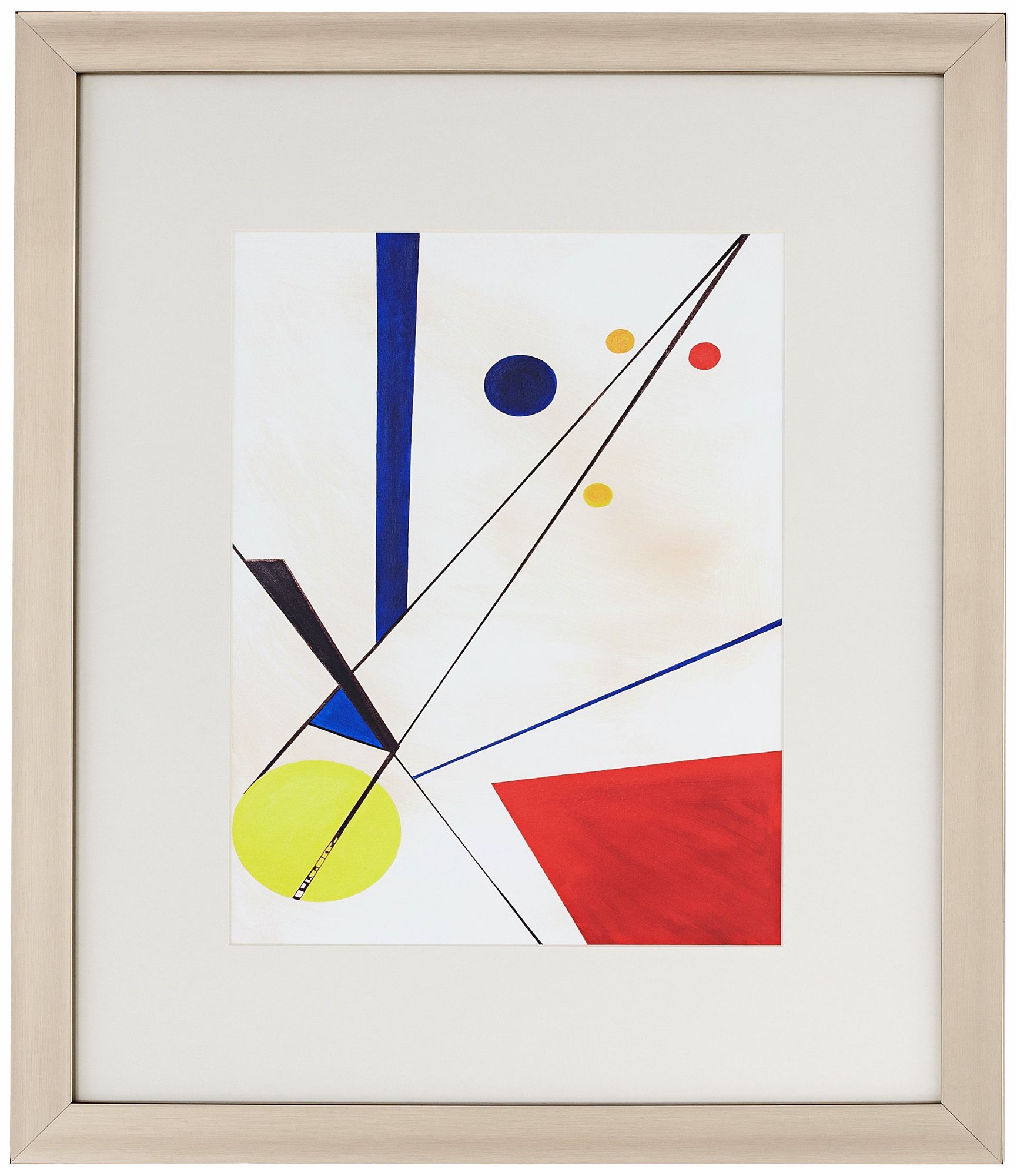 Primary Shapes 28 1/2" High Framed Abstract Wall Art