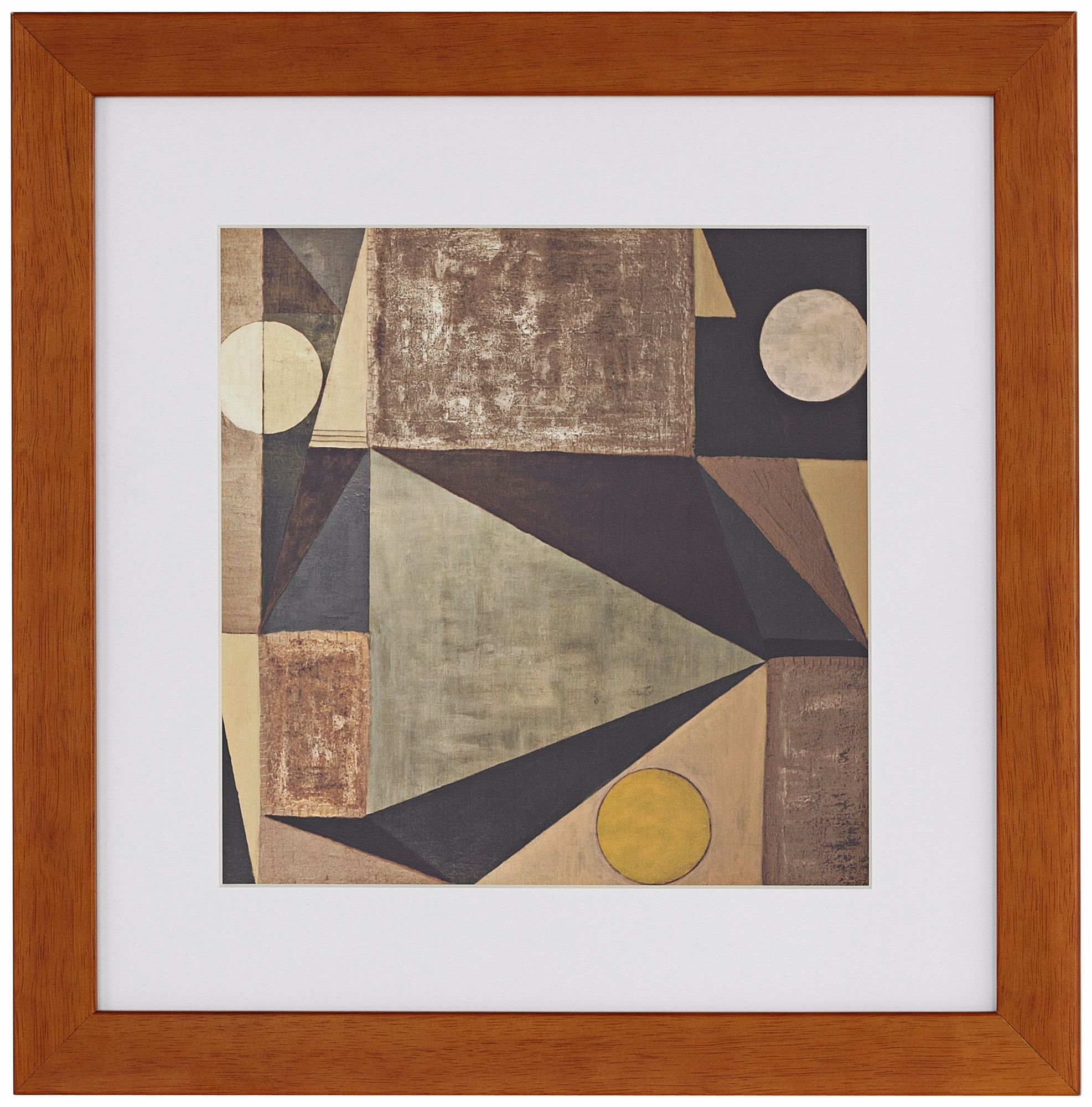Modern Abstract 16" Square Framed Wall Art