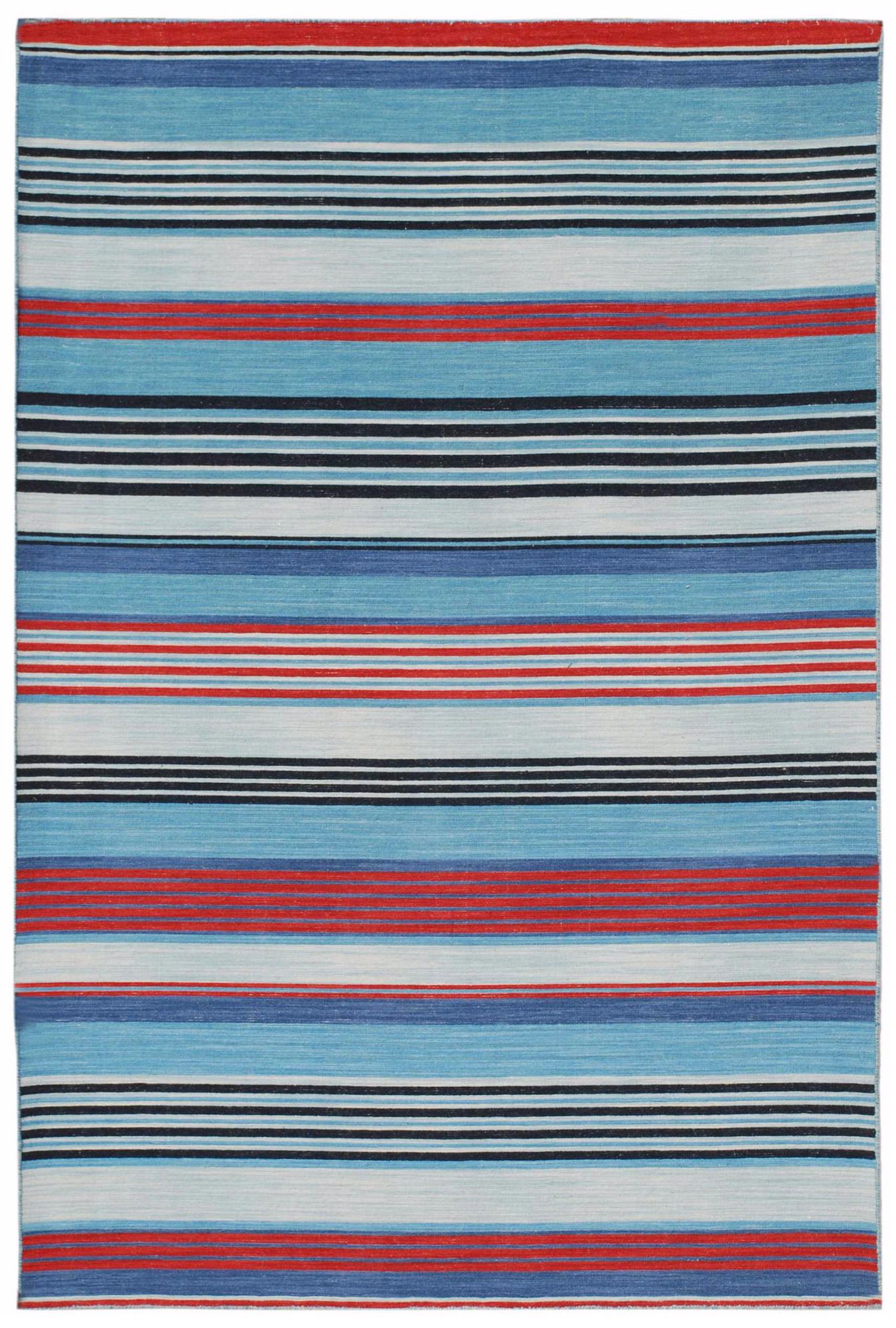 Jaipur C.L. Dhurries Hermosa CC01 Blue Jay Area Rug