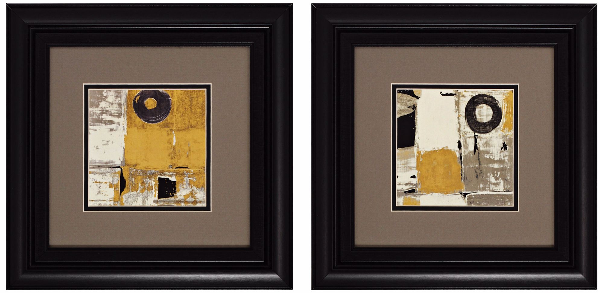 Set of 2 Lemongrass I/II 14" Wide Modern Wall Art