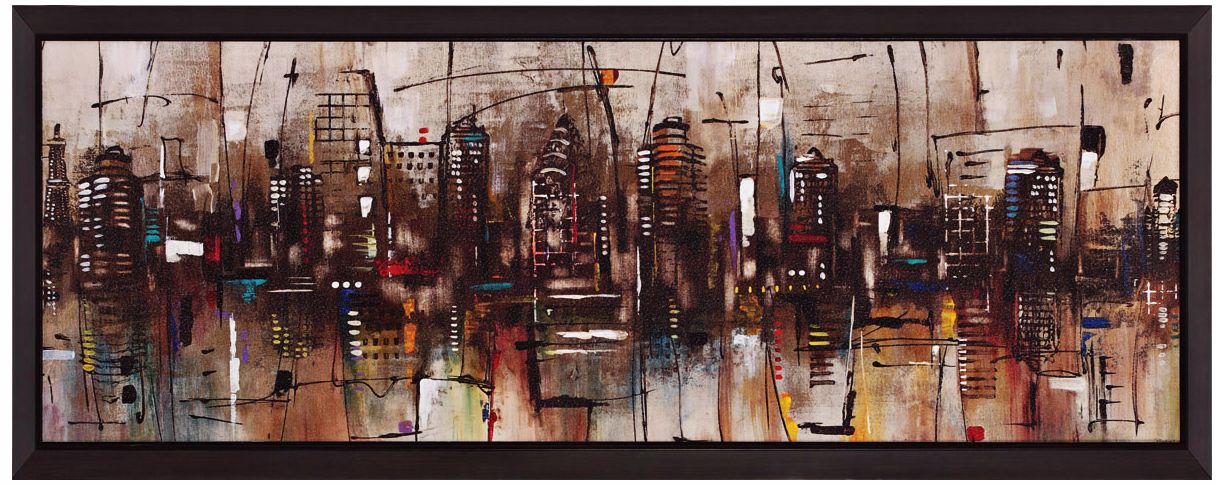 Earth Day 36" Wide Modern Abstract Wall Art