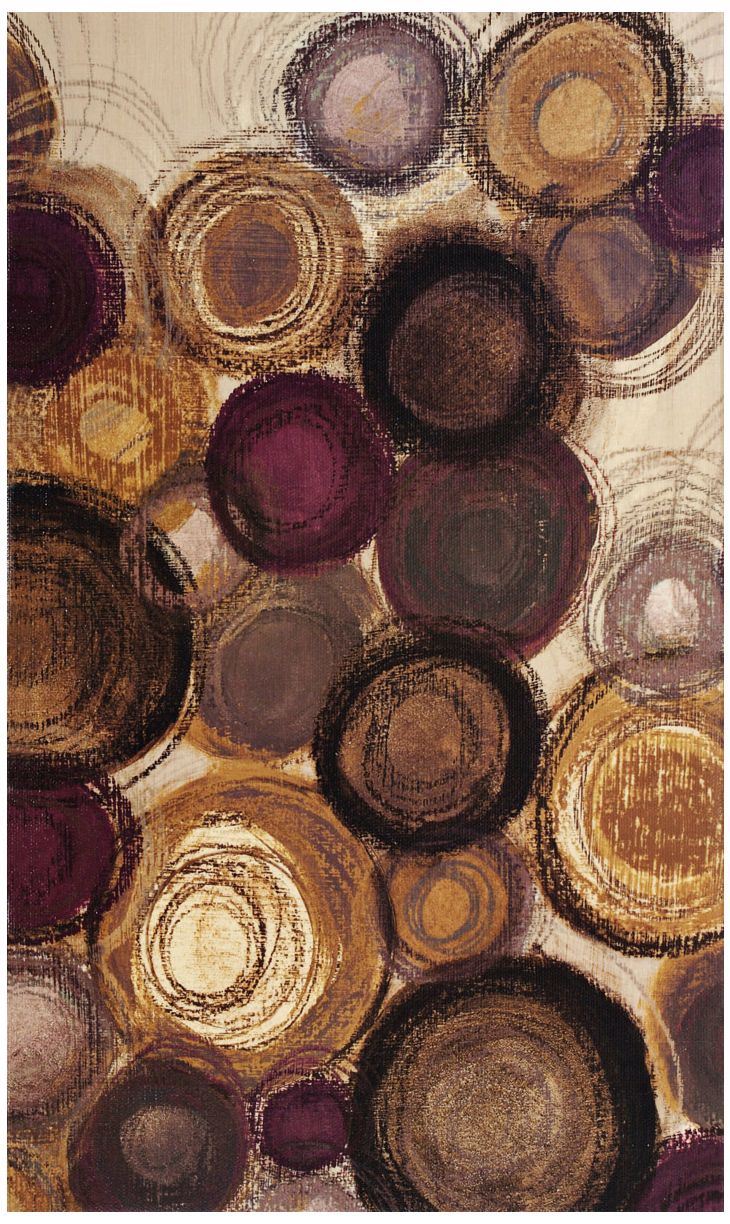 Purple Whimsy I 30" High Modern Canvas Wall Art