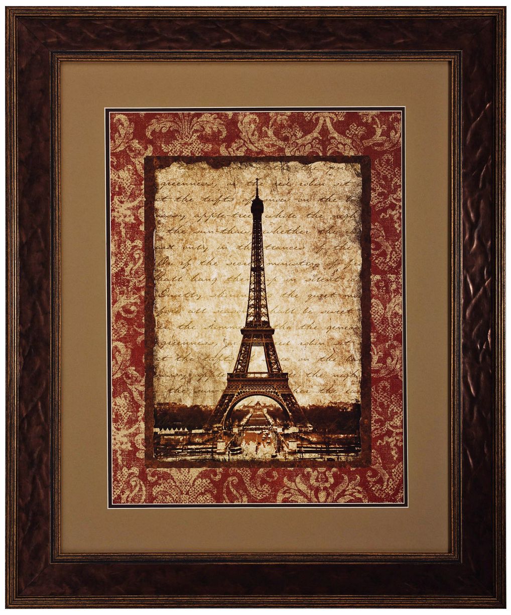 J'Aime Paris I 36" High Eiffel Tower Wall Art
