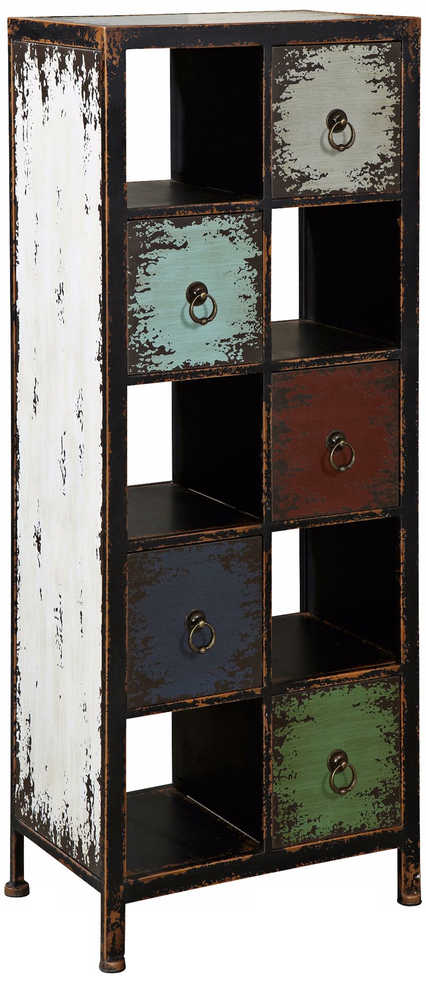 Parcel Cinnamon 5-Cubby 5-Drawer Chest