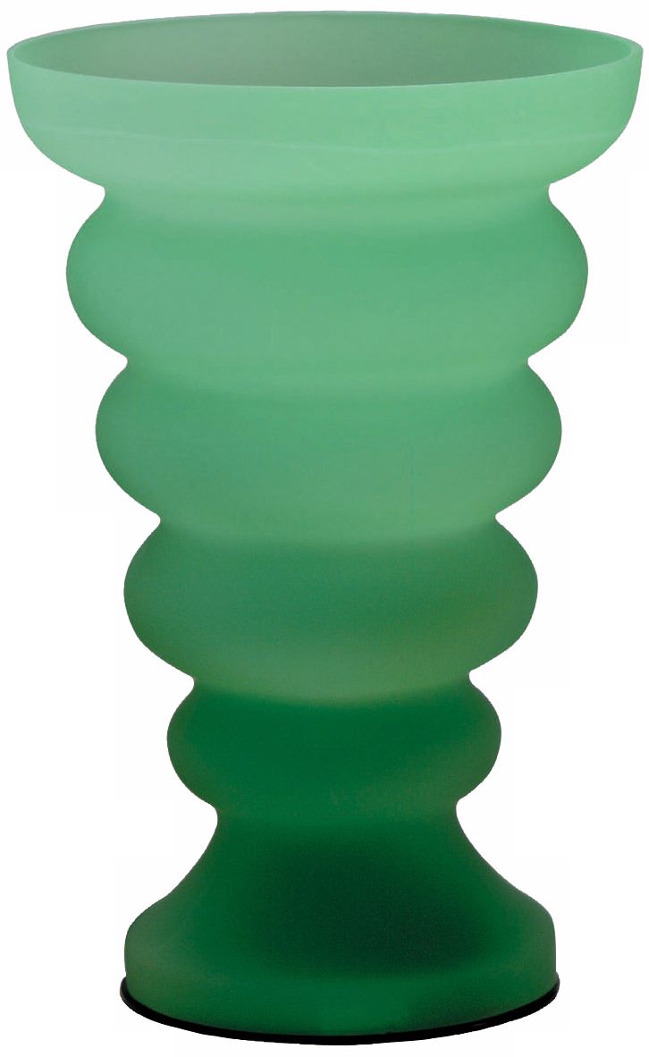 Rising Tide Green Glass Accent Table Lamp
