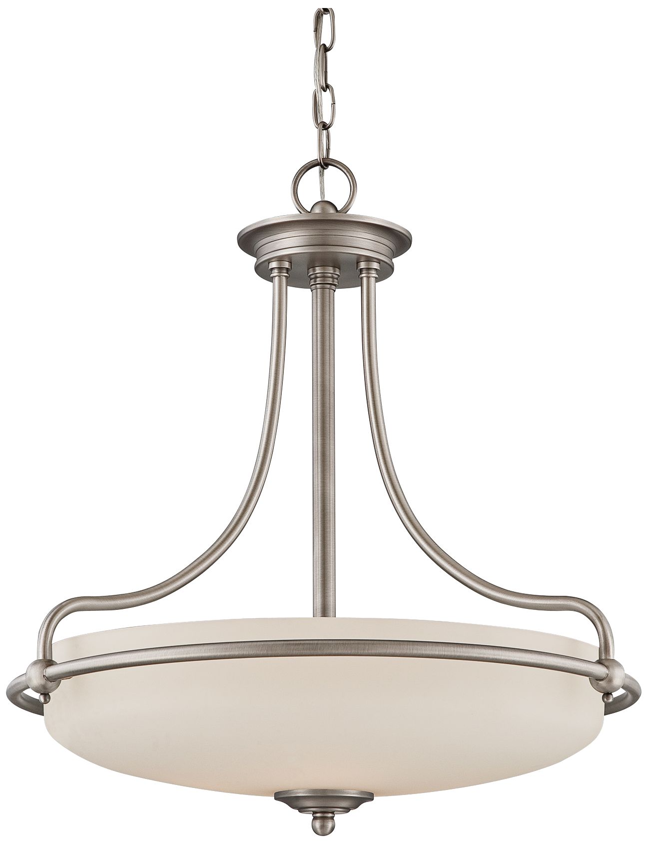 Quoizel 4-Light Nickel 21" Wide Pendant Light