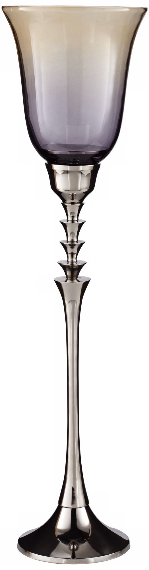Costa Brava 24 1/2" High Burnt Topaz Glass Vase