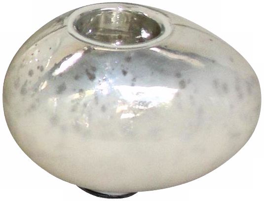 Rojo 16 Snow White Small Glass Votive or Tea Light Holder