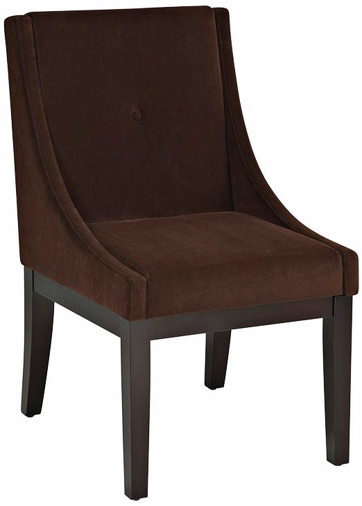 Ave Six® Curves Chocolate Willow Accent Chair