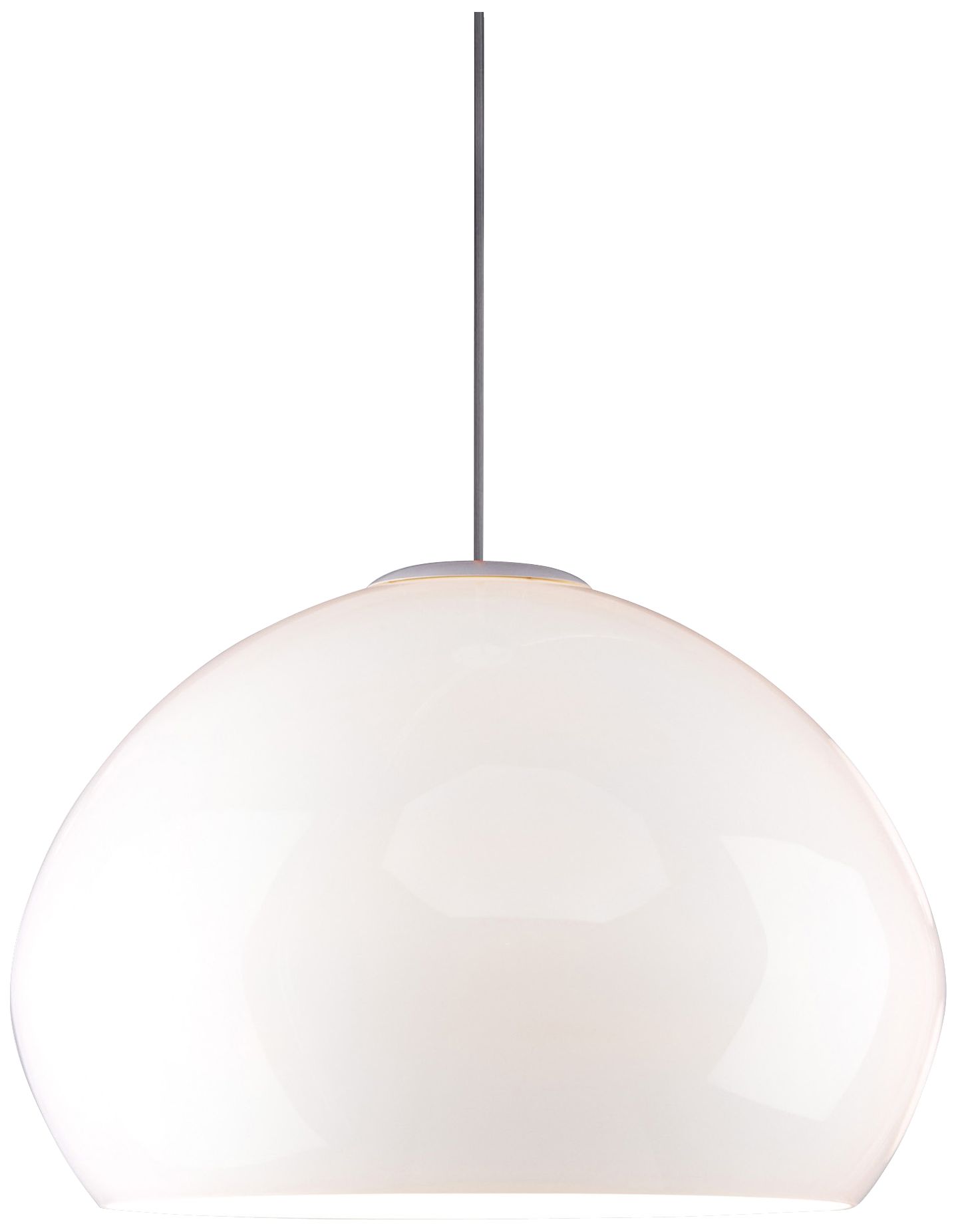Tech Lighting Cleo 9 3/4" Wide White Glass Pendant Light
